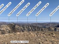 Looking north-northeast from Mount Baldy.