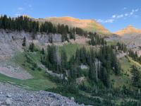 Bomber Peak (center) and North Timpanogos (right).