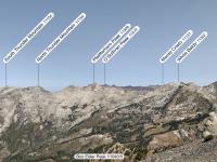 View from Box Elder Peak: Looking north toward Little Cottonwood Canyon.