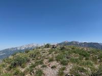 Cairn at the north summit