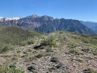 View of the American Fork/Little Cottonwood ridge