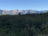 A view of Little Cottonwood ridge from the Giant Staircase