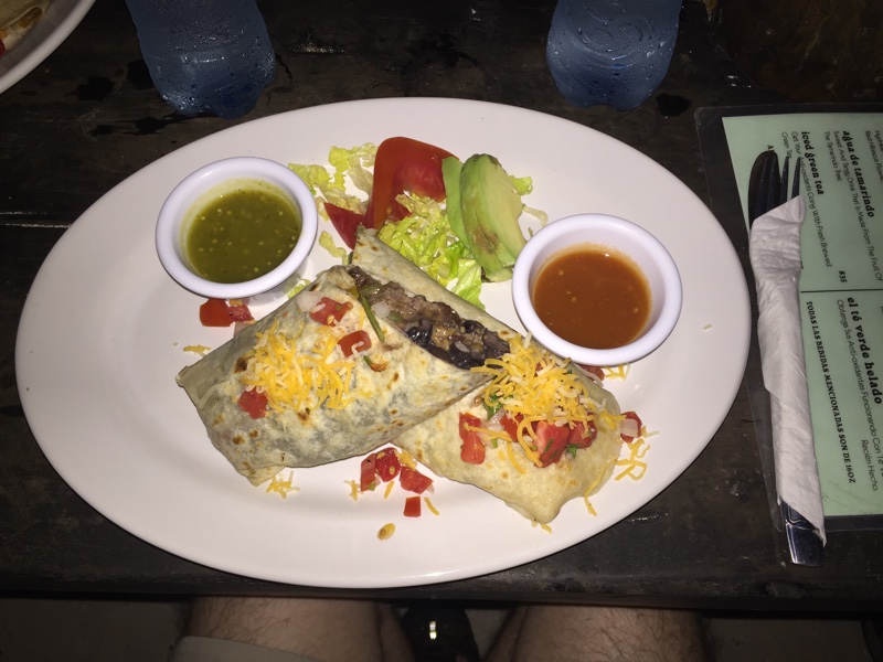 Santa Fe beef burrito